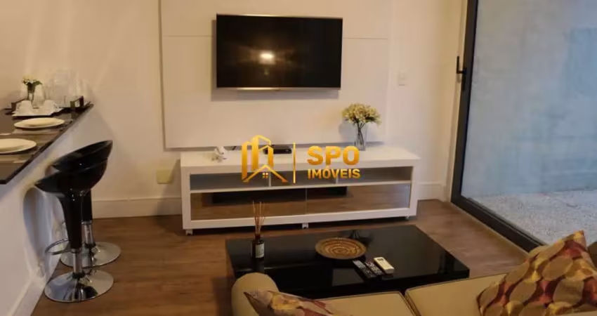 'apartamento mobiliado para locação vila olímpia 42m², 1 vaga'