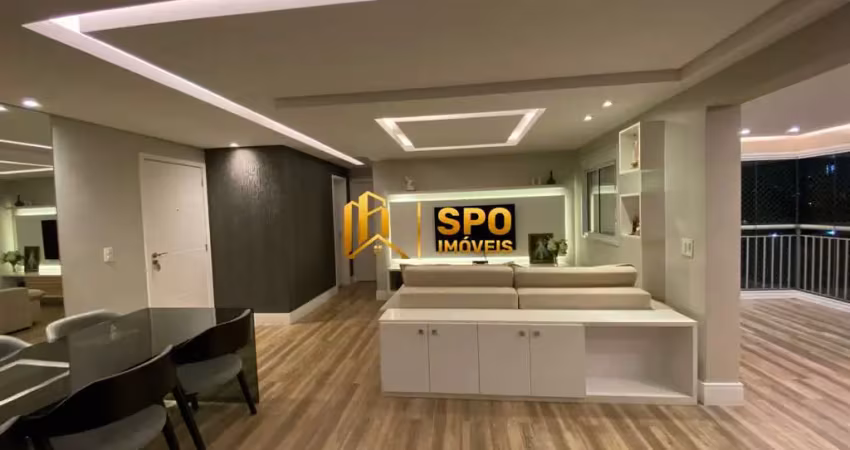 Lindo apartamento com 2 dormitórios , sendo 1 suíte, 3 banheiros, 2 vagas, varanda gourmet.