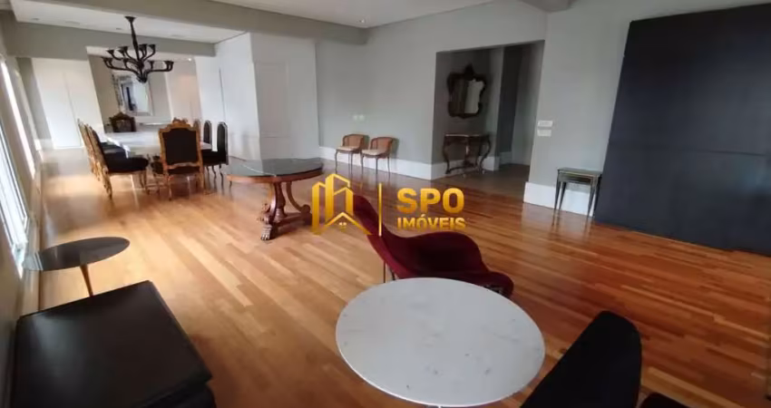 Apartamento  com 5 suites  , semi mobiliado com  8 vagas  de garagem na vila nova conceição