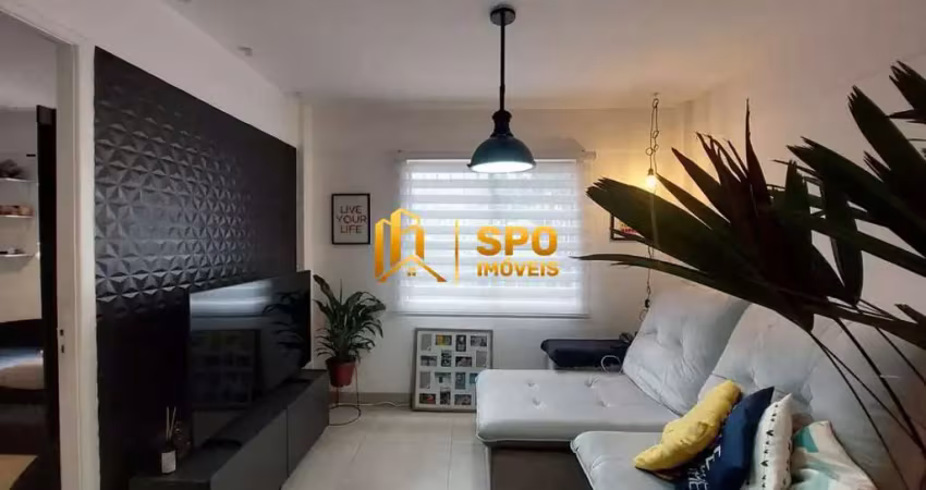 Cond portal do brooklin, apto de 56 metros com 2 quartos e 2 vagas no jardim marajoara