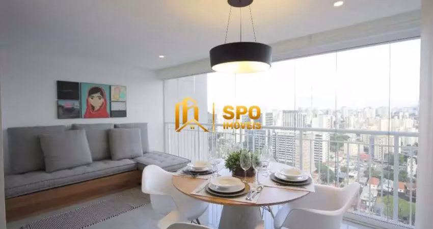 'apartamento maravilhoso mobiliado no itaim  56m², 1 vaga'