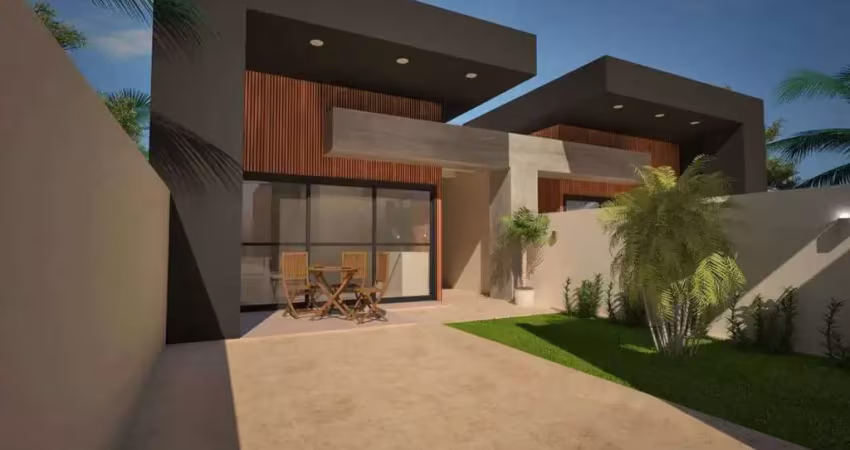 Casa nova à venda em guaratuba, cohapar, com 3 quartos, 80m²