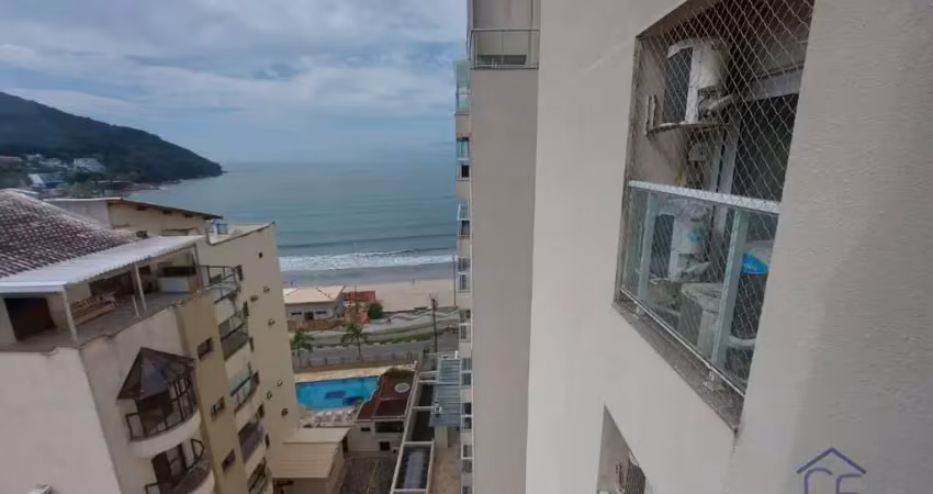 Excelente apartamento com linda vista, frente mar da martim de sá - caraguatatuba/sp
