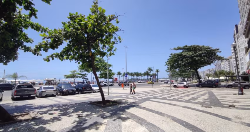 Apartamento quarto e sala mobiliado na Av. Atlântica, Rio de Janeiro/RJ