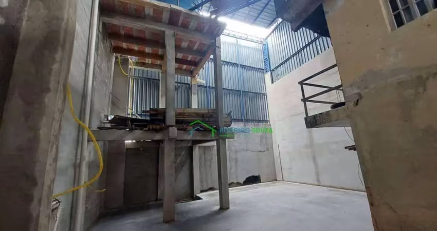 Galpão comercial, 510 m² - venda por r$ 1.650.000 ou aluguel por r$ 15.450/mês - vila silviânia - carapicuíba/sp