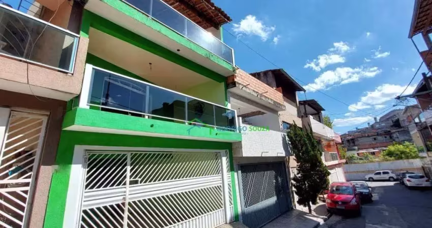 Casa residencial com 4 dormitórios à venda, 245 m² por r$ 580.000 - parque jandaia - carapicuíba/sp