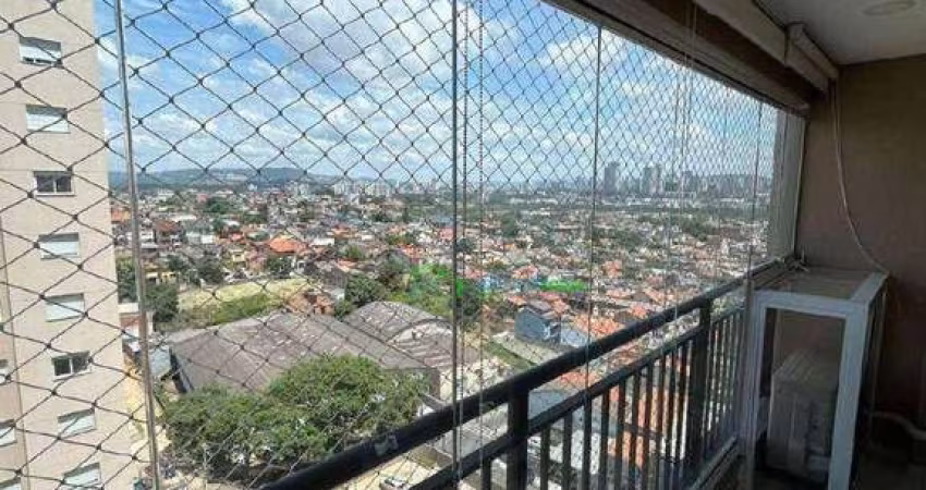 Aluga-se apartamento com 3 dorms sendo 1 Suíte, Varanda Gourmet -11º Andar no centro de Carapicuíba.