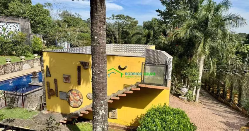 Casa com 7 dormitórios para alugar, 900 m² por r$ 18.000,00/mês - vila real moinho velho - embu das artes/sp
