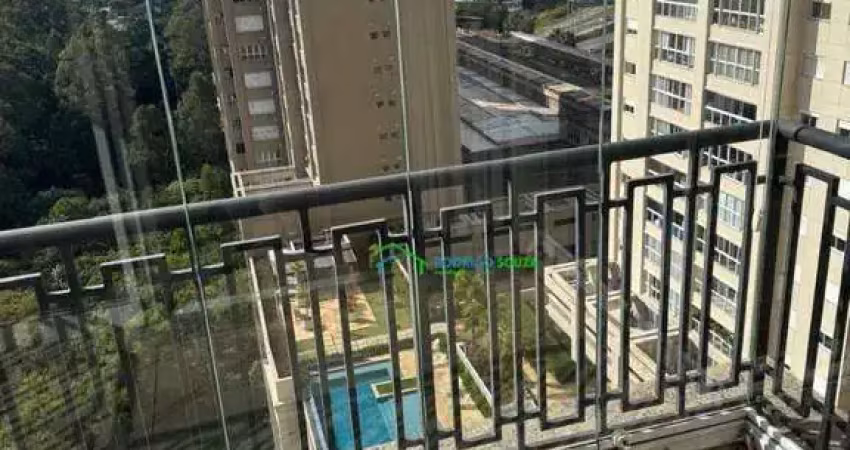 Apartamento com 1 dormitório para alugar, 52 m² - condomínio alpha square mall - alphaville conde ii - barueri/sp