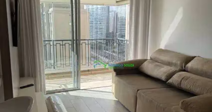 Apartamento com 1 dormitório para alugar, 52 m² - condomínio alpha square mall - alphaville conde ii - barueri/sp