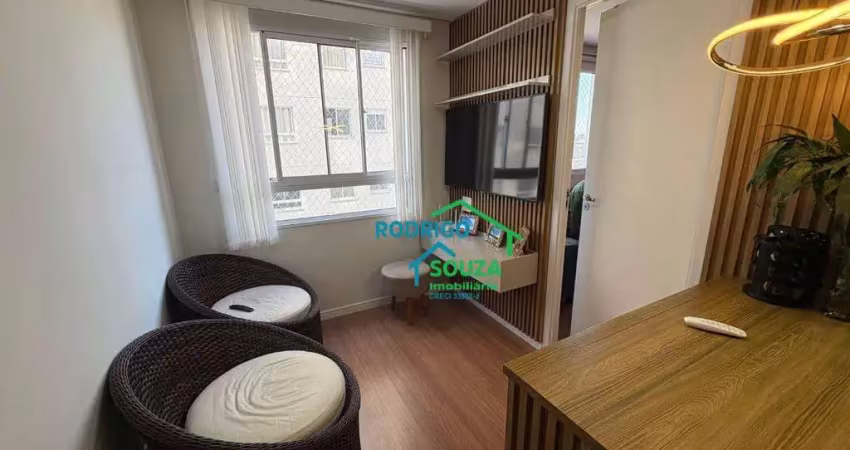 Apartamento com 2 dormitórios para alugar, 36 m² por r$ 2.600,00/mês - pousada dos bandeirantes - carapicuíba/sp