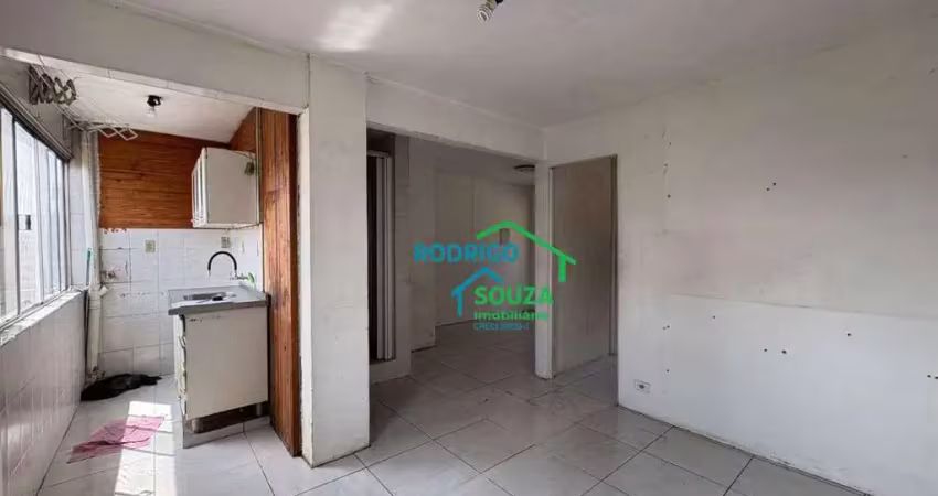 Apartamento com 2 dormitórios à venda, 44 m² por r$ 160.000,00 - conjunto habitacional presidente castelo branco - carapicuíba/sp