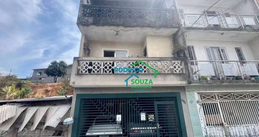 Sobrado à venda em carapicuíba | 3 quartos, 2 vagas e espaço gourmet – r$ 500 mil
