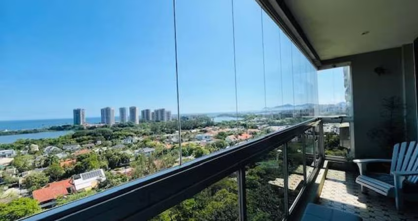 Apartamento condomínio Nova Ipanema na Barra da Tijuca - 4 Quartos, 1 Suíte, 3 Salas, 4 Banheiros, 2 Vagas de Garagem - Rio de Janeiro-RJ
