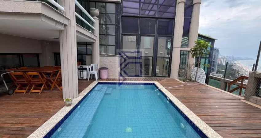 Imóvel de Luxo na Barra da Tijuca: Cobertura de 4 Quartos com 2 Suítes, 4 Salas, 6 Vagas de Garagem e 431m² de Área