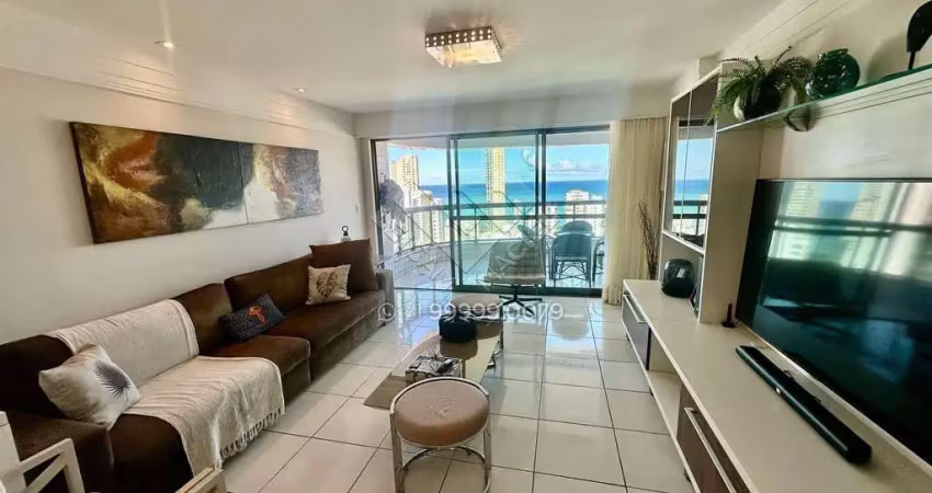 Andar alto com vista para o mar em 175m² de puro conforto.