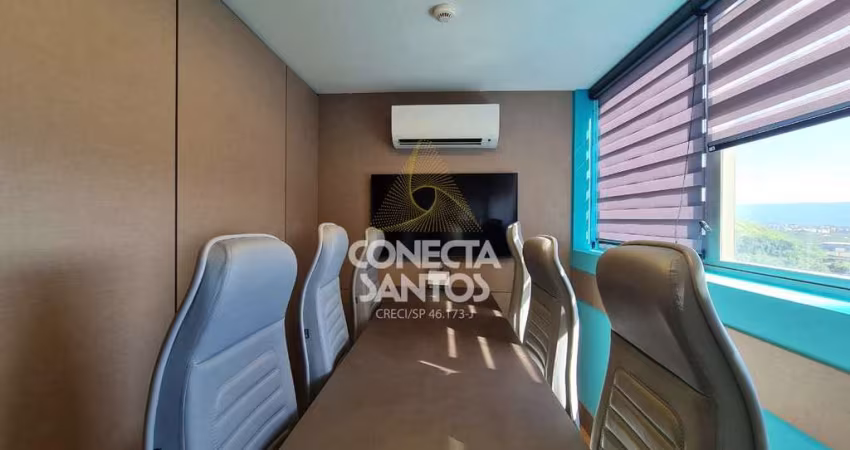 Sala Coworking no Valongo, Santos, Cod: 676