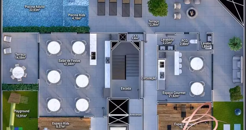 Apartamento com 2 quartos à venda na Rua Bernardino João Vitorino, Centro, Itajaí