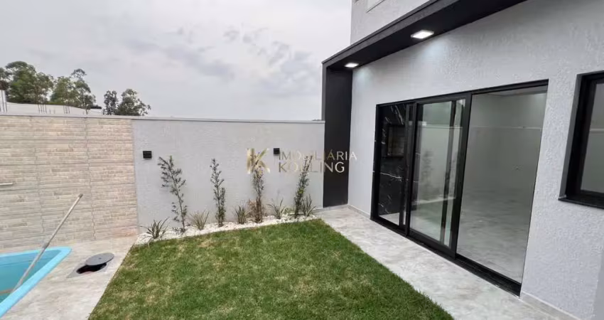 Casa à venda com piscina e área gourmet, jardim pancera, toledo - pr