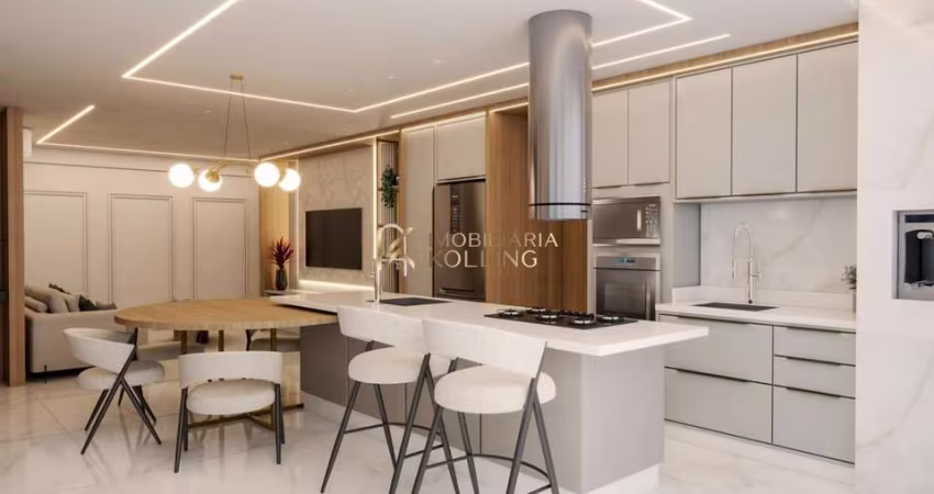 Apartamento à venda no Centro, 3 quartos sendo 1 suíte, em Toledo-PR.