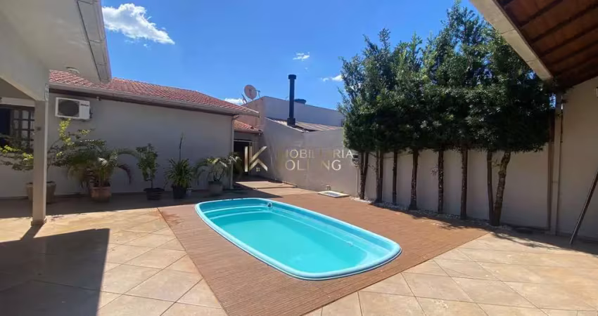 Casa com piscina para locação, jardim pancera, toledo - pr