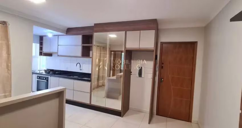 Apartamento a venda semi mobiliado no jardim pancera, toledo-pr
