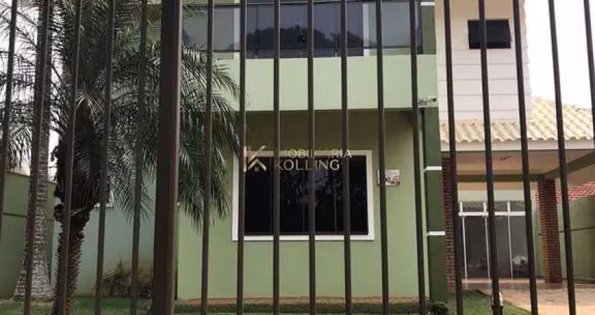 Sobrado semi mobiliado para locação e a venda, jardim gisela, toledo - pr