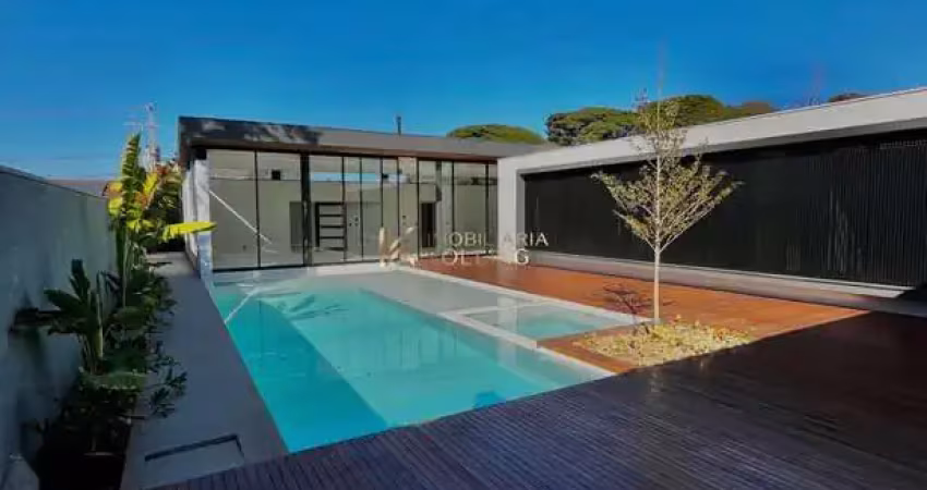 Casa alto padrão à venda com 4 suítes, jardim la salle - toledo pr