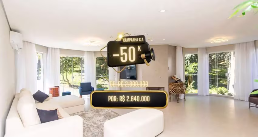 Exclusividade no green life: casa reformada com vista para o bosque