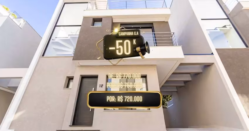 Casa em condomínio fechado com 3 quartos à venda na Rua Jaboticabas, 78, Uberaba, Curitiba