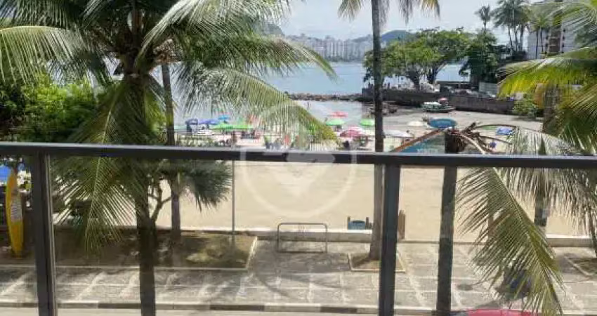Apartamento para locação anual com vista para o mar da praia da astúrias, guarujá-sp codigo: 102378