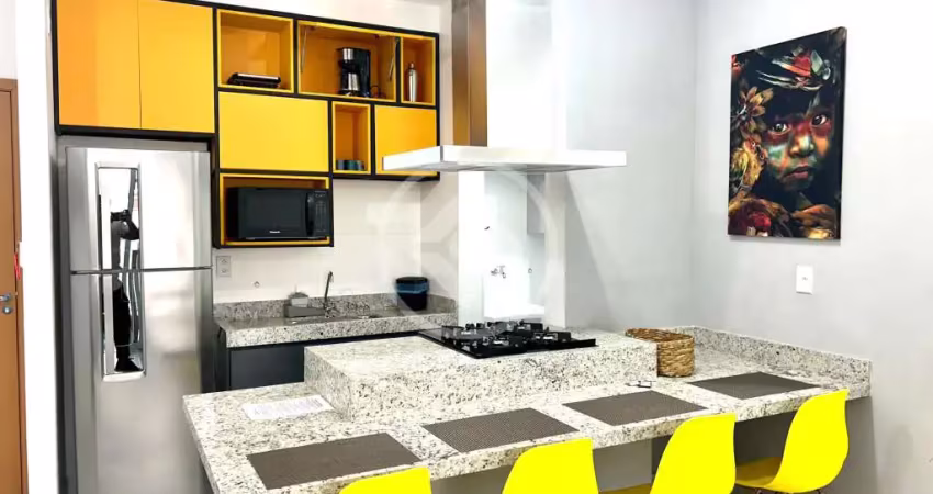Apartamento mobiliado e decorado a venda a 500 metros do mar. codigo: 129083
