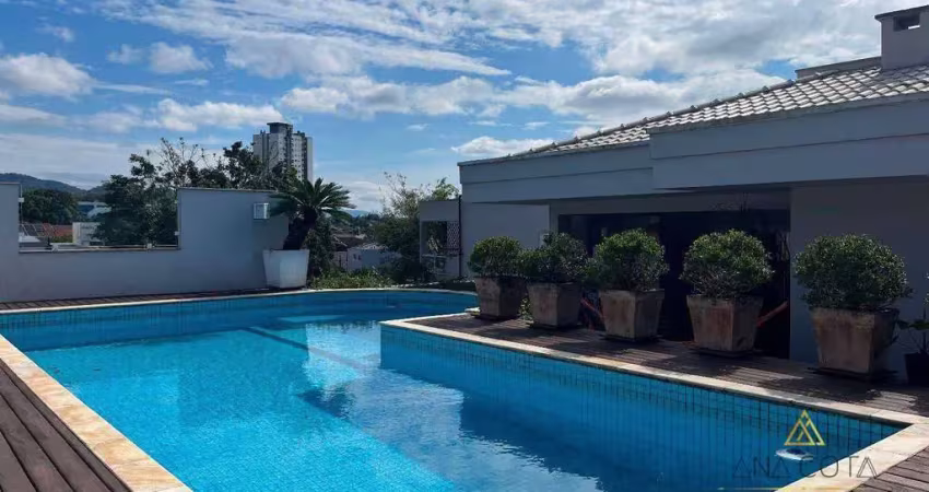 Apartamento com 4 dormitórios à venda, 416 m² por r$ 1.300.000,00 - velha - blumenau/sc