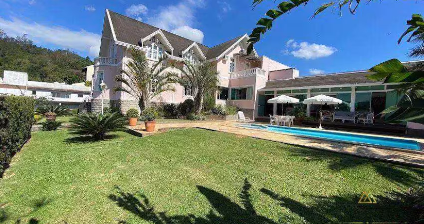 Casa com 6 dormitórios, 498 m² - venda por r$ 2.950.000,00 ou aluguel por r$ 12.000,00/mês - velha - blumenau/sc