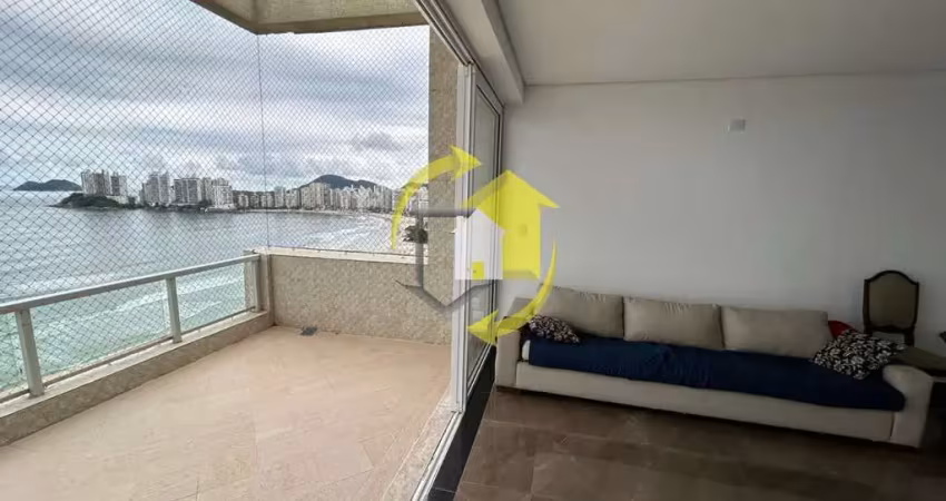 COBERTURA 190 M² - PITANGUEIRAS GUARUJÁ - 3 SUÍTES - VISTA INCRÍVEL PARA O MAR EM TODO APTO