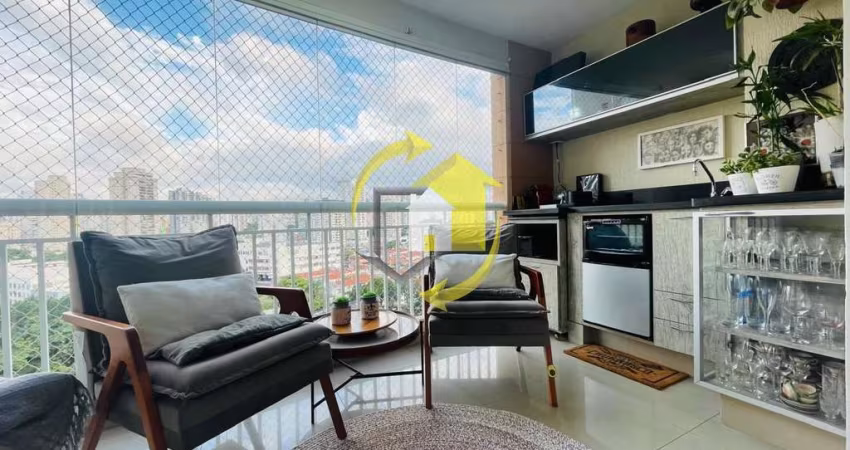 CLUB TUIUTI MOBILIADO E EQUIPADO - 93M² - 3 DORMS 1 SUITE - ANDAR ALTO VISTA LIVRE - MUITO LAZER