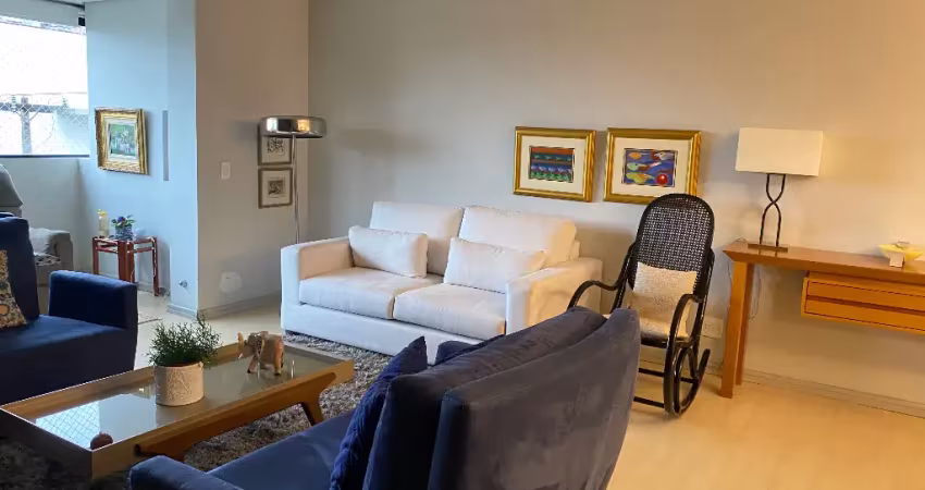 Apartamento semi mobiliado à venda – 115m² | 3 quartos (1 suíte) | 2 vagas livres –  edif. bel air - bairro cabral