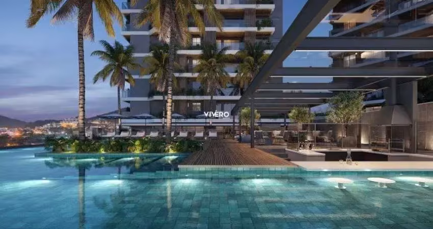 Apartamento de alto padrão com 2 suítes na praia brava de itajaí