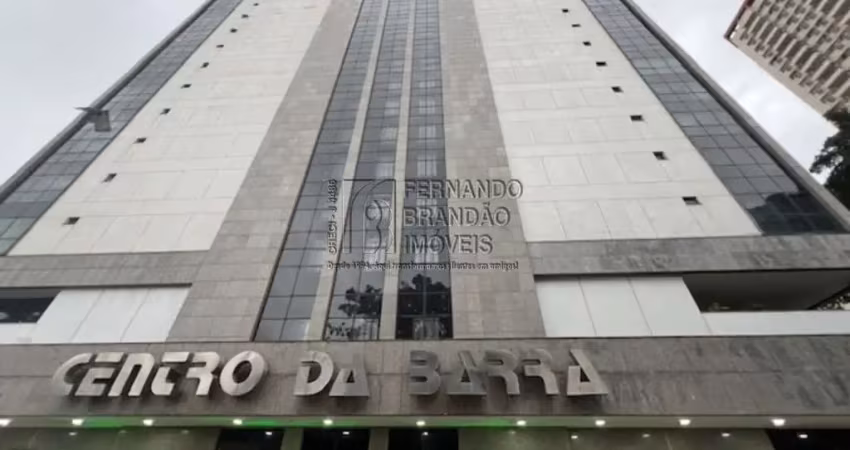 Sala comercial espaçosa na barra da tijuca no condomínio do edifício centro da barra