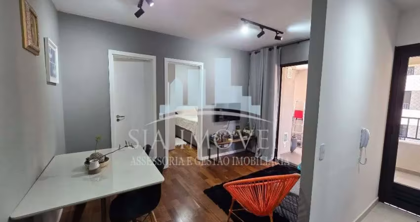Aluguel – apartamento mobiliado, com  57m2 no piscine station resort – bras/sp