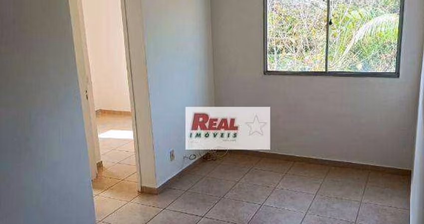 Apartamento com 2 dormitórios, 54 m² - venda por R$ 130.000,00 ou aluguel por R$ 1.325,00/mês - Santana - Araçatuba/SP