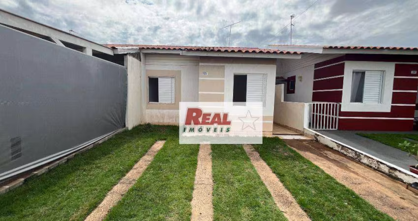 Casa com 2 dormitórios para alugar, 47 m² por R$ 1.000,00/mês - Aeroporto - Araçatuba/SP