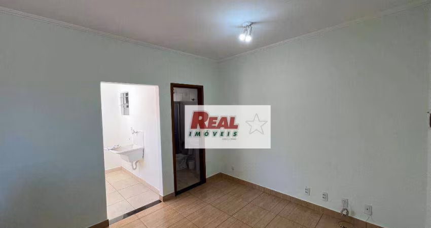 Kitnet com 1 dormitório para alugar, 28 m² por R$ 661,52/mês - Dona Amélia - Araçatuba/SP
