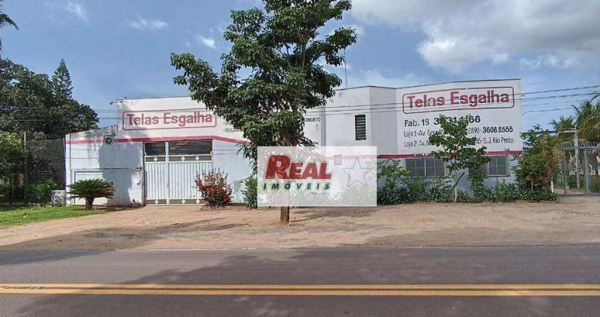 Galpão para alugar, 1000 m² + área aberta por R$ 15.047/mês - Jardim do Trevo - Araçatuba/São Paulo