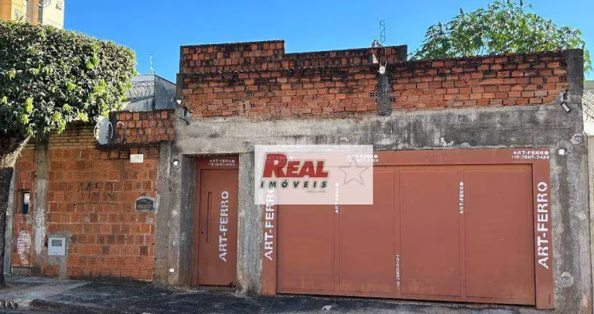 Casa em construção com 3 dormitórios à venda, 183 m² por r$ 315.000 - icaray - araçatuba/sp