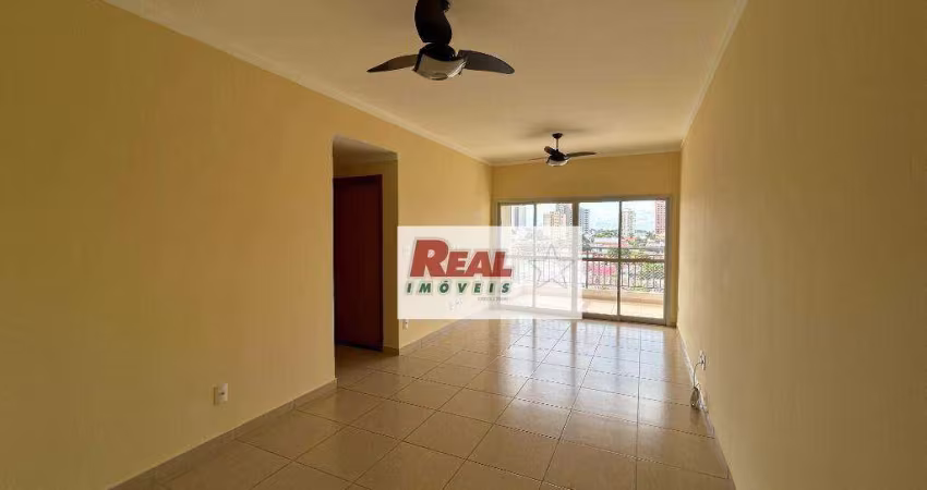Apartamento com 2 dormitórios para alugar, Edifício Salibe,  80 m² por R$ 1.800/mês - Centro - Araçatuba/SP