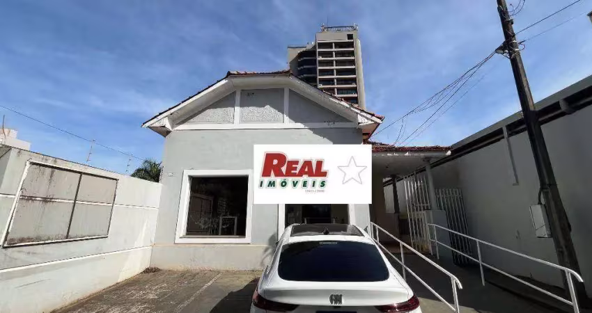 Casa comercial com 5 salas para alugar na Rua Bernardino de Campos, Centro, Araçatuba