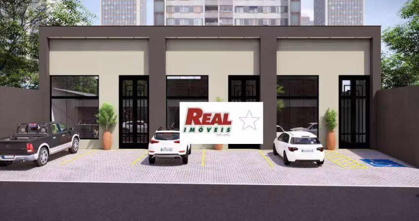 Salão novo com mezanino para alugar, 106 m² por r$ 5.800/mês - rua aguapeí - araçatuba/sp