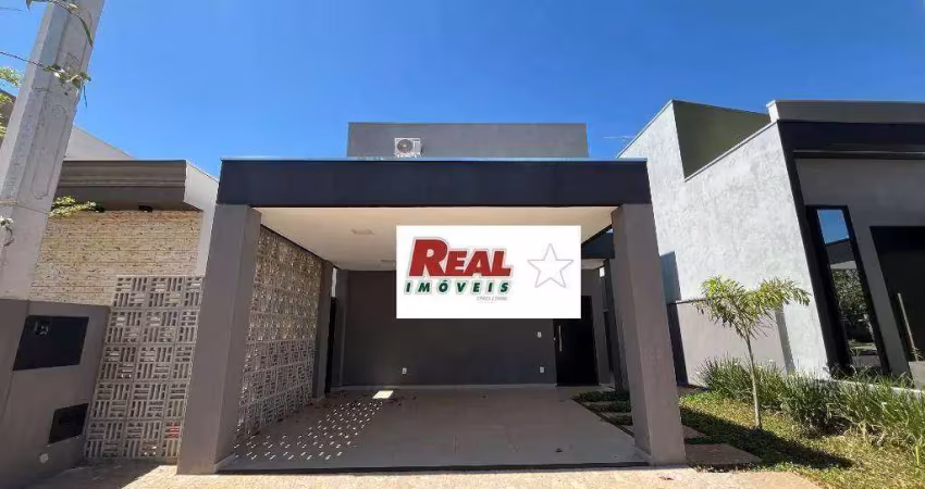 Casa com 3 suítes e ar condicionado para alugar, 150 m² por r$ 5.000/mês - condomínio vila madalena - araçatuba/sp