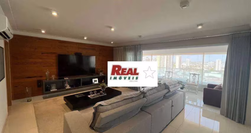 Apartamento com 4 dormitórios para alugar, 250 m² por r$ 9.192,19/mês - centro - araçatuba/sp